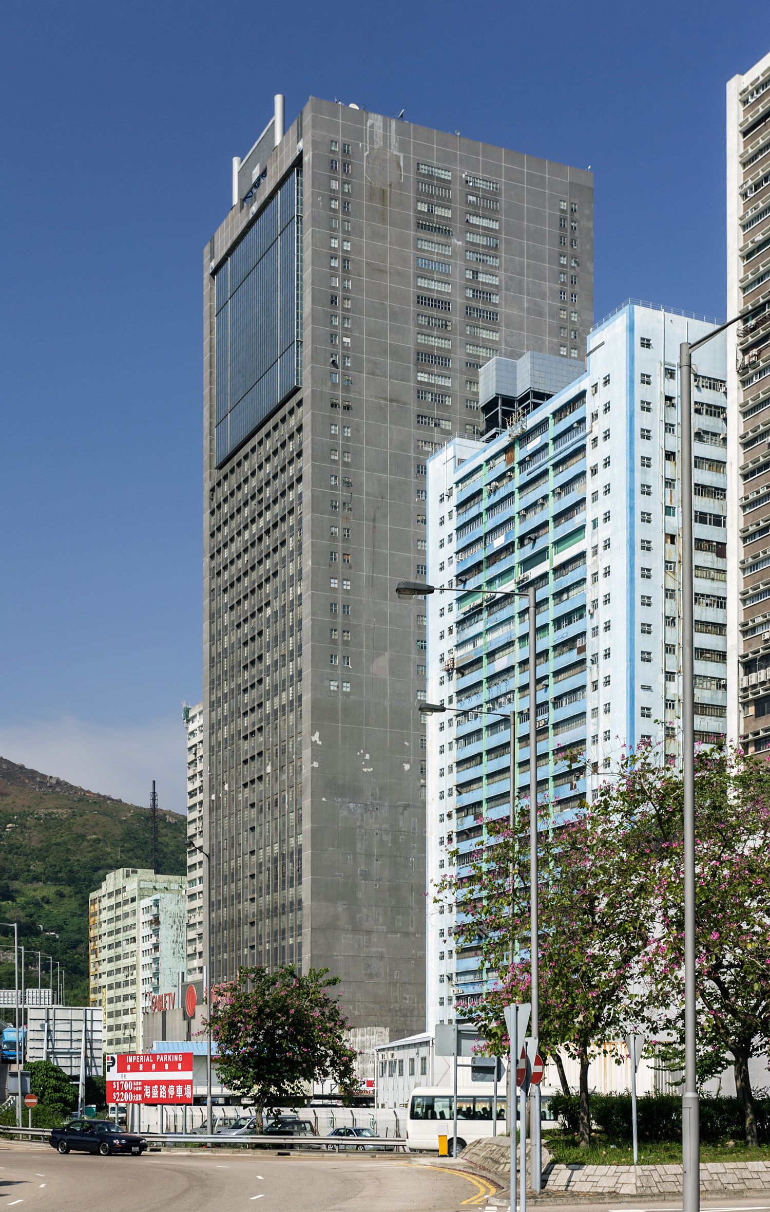 Wharf Cable Tower, Hong Kong - View from the south. © Mathias Beinling